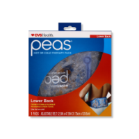 Reusable hot or cold lower back therapy pack with strap