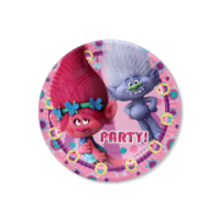 Trolls Paper Plates 19.5cm Pack of 8