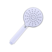 Universal White Chrome Shower Head