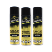 Turbojet Fresh Air Sanitiser Spray Savage eliminating odours
