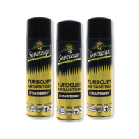 Strawberry scented air sanitiser spray for commercial use