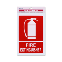 Fire Extinguisher Direction Sign with Arrow