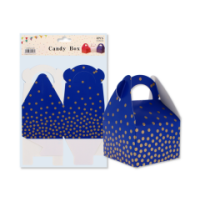 Candy Box Blue 9x9x6 cm: Set of 4