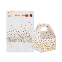 White Candy Boxes Set of 4 : 9x9x6 cm