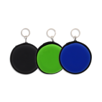 Earphone pouch keyring in assorted colours