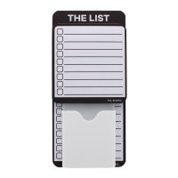 Magnetic to do list with holder and pad
