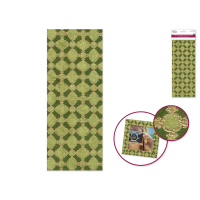 Designer Fabric Crop-It Sticker Moroccan Green for crafts