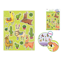 Glitter Llama Wall Art Clearance Product