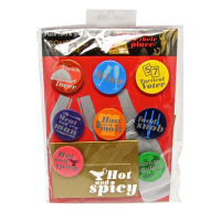 Pack of 9 place cards and guest badges