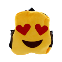 Large Heart Eyes Emoji Backpack for wholesale