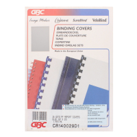 Blue binding covers in sets of 25