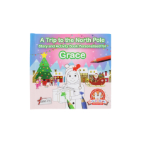 A Trip To The North Pole Grace Book festive design
