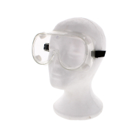 Safety goggles providing essential eye protection from workplace hazards.