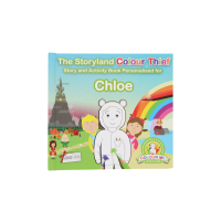 The Storyland Colour Thief Book Chloe, open on display