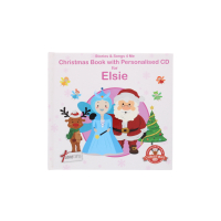 Christmas Book with Personalised CD featuring Elsie