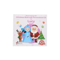 Christmas Book with Personalised CD featuring Lucy