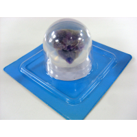 Purple marble ball decoration stone 4.5cm