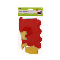 Diecut Paper Shapes Diy 24pc 2-layer/style Train/truck