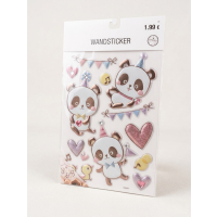Assorted cute animal wall stickers for children's rooms
