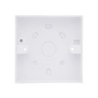 1 GANG 20MM MOUNTING BOX WHITE