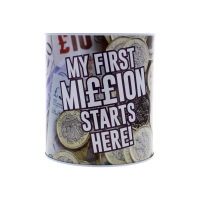 XL-Money Tin 'My First Million Starts Here' by Rysons