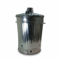 Galvanised Garden Incinerator with Lid 90L