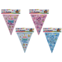 Assorted 4 Metre Party Bunting Wholesale