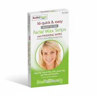 Rysons 16 Facial Wax Strips and Finishing Wipes