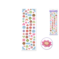 Button Medley Stickers 3D Pretty Patterns for crafts
