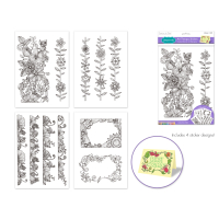 Art Therapy Stickers with Ornate Borders