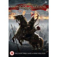 Mongol Warrior DVD cover art, historical action film