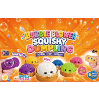 Bubble Blower Squishy Dumpling Popping Novelty Toy