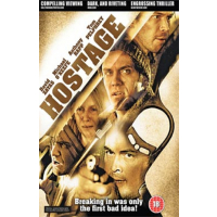 Hostage DVD featuring Bruce Willis, action thriller movie