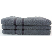 Satin Hand Towels Steel Colour