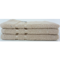 Stone colour satin hand towels