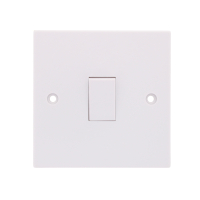 1GANG INTERMEDIATE SWITCH PLATE WHITE