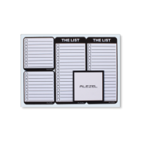 Magnetic to do list set of 4 pieces for organisation