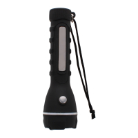 Flash rubber flashlight torch with non-slip grip