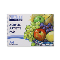 The Art Studio A4 Acrylic Pad 10 acid-free sheets