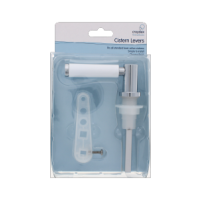 Croydex Blanc Chrome Lever Control, close up view
