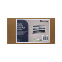 Metlex Double Toilet Roll Holder