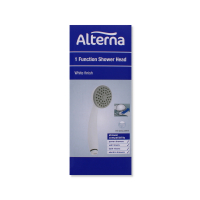 Alterna 1-Function White Shower Head