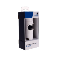 Croydex white universal shower riser rail slider