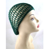 THICK HAIR NET SNOOD GREEN