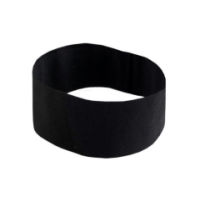 Black stretch hair bands in bulk