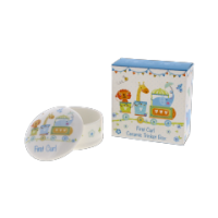 Ceramic Trinket Box First Curl Boy