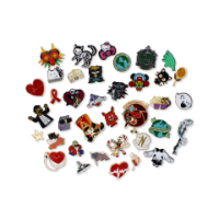 Assorted Character Badges Wholesale various designs close up