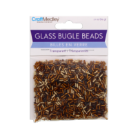 Glass Bugle Beads Cola Mix for jewellery and crafts