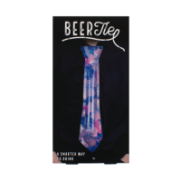 Men's beer tie with beer bottle design