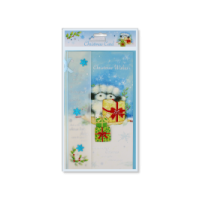 Handcrafted Christmas card for heartfelt wishes